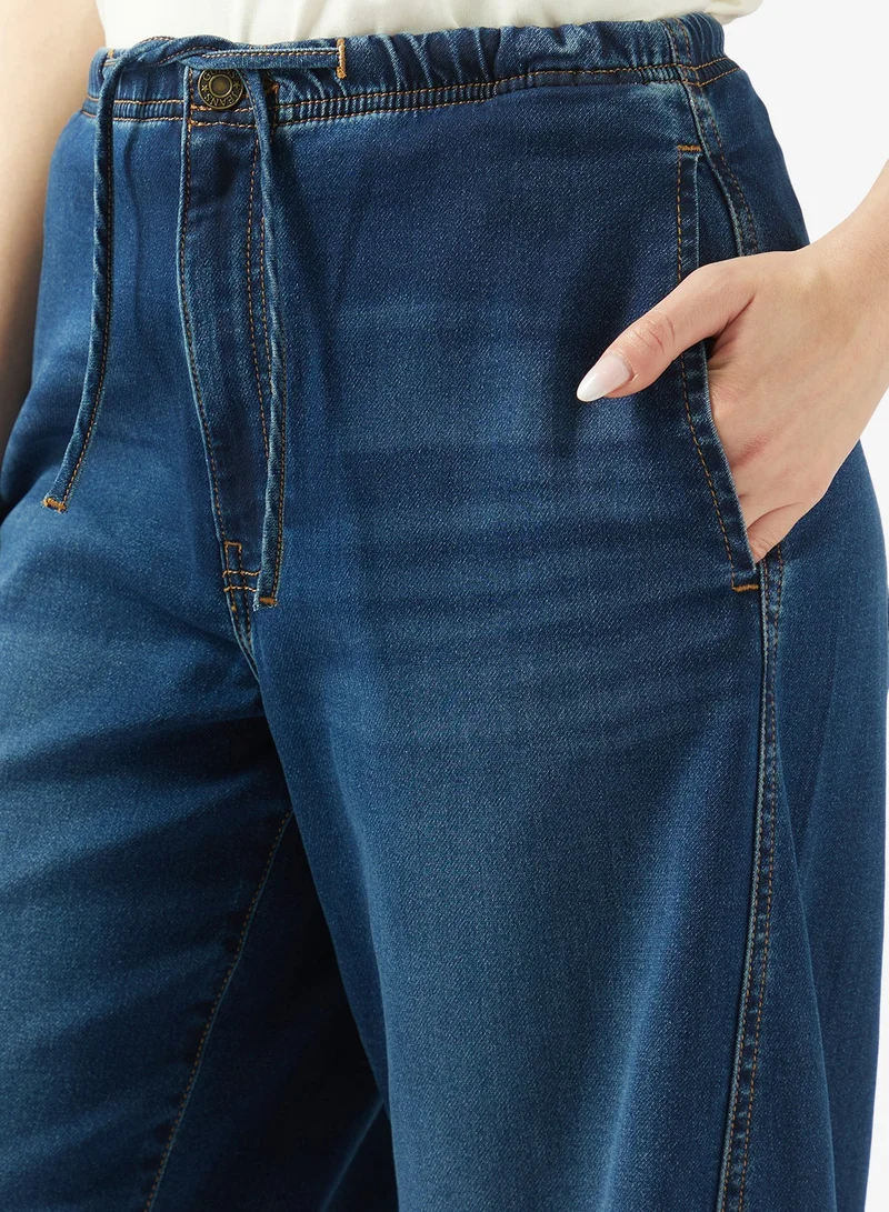 Guess  Twisted Extrawide High Waist Jogger for Women | Best Price UAE