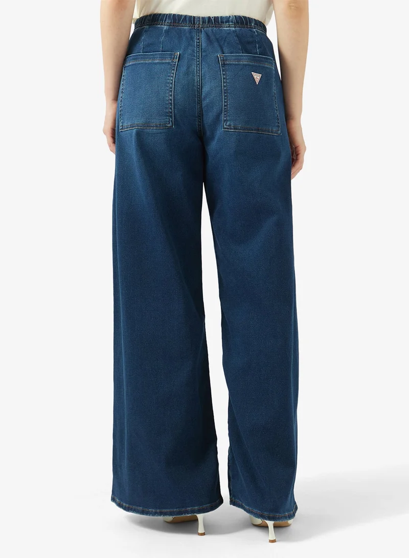 Guess  Twisted Extrawide High Waist Jogger for Women | Best Price UAE
