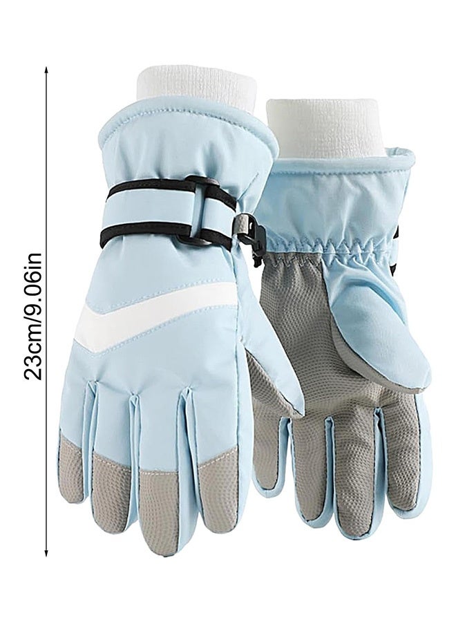 إم إكس إن قفازات تزلج شتوية مقاومة للماء والرياح، قفازات ثلج تعمل باللمس للرجال والنساء، قفازات شتوية دافئة مضادة للانزلاق على الجليد للطقس البارد - Image 2