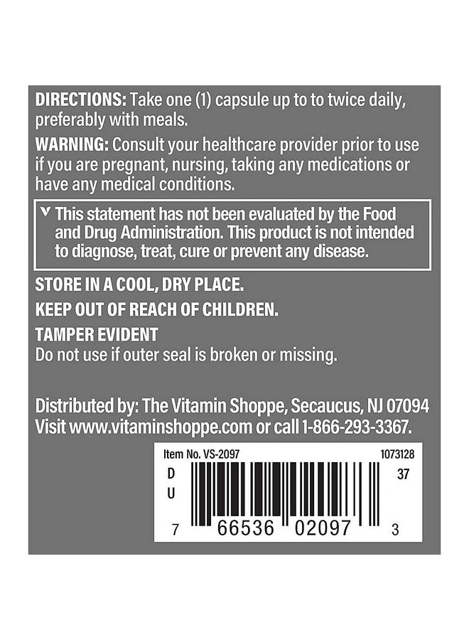 The Vitamin Shoppe Saw Palmetto Berries 540MG (100 Capsules) - Image 4