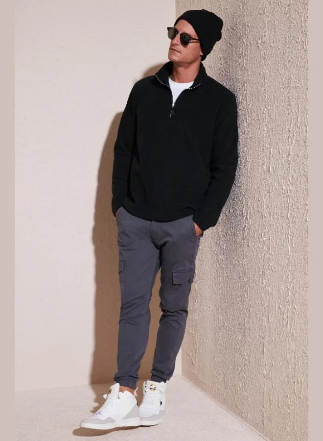 Buratti  Buratti Slim Fit Stand Collar Winter Coat Men's Polar Fleece 5906053 for Men | Best Price UAE