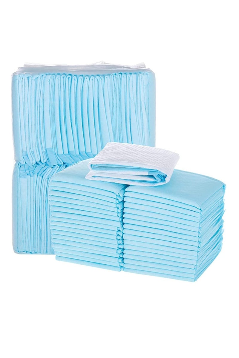 Gonice 100 Pack Disposable Changing Pads Baby Disposable Underpads Waterproof Diaper Changing Pad Breathable Underpads Bed Table Protector Mat, 17.8 Inches x 13 Inches - Image 1