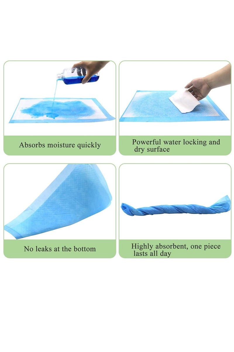 Gonice 100 Pack Disposable Changing Pads Baby Disposable Underpads Waterproof Diaper Changing Pad Breathable Underpads Bed Table Protector Mat, 17.8 Inches x 13 Inches - Image 4