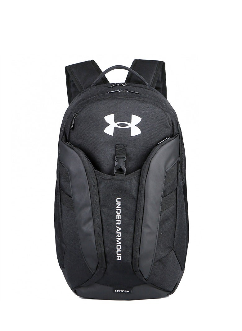 اندر ارمر 【موسم المدرسة】 حقيبة ظهر مدرسية ذات سعة كبيرة بسحاب ومطبوعة، حقيبة ظهر كلاسيكية للطلاب، حقيبة ظهر للكمبيوتر المحمول، حقيبة ظهر ملونة - Image 1