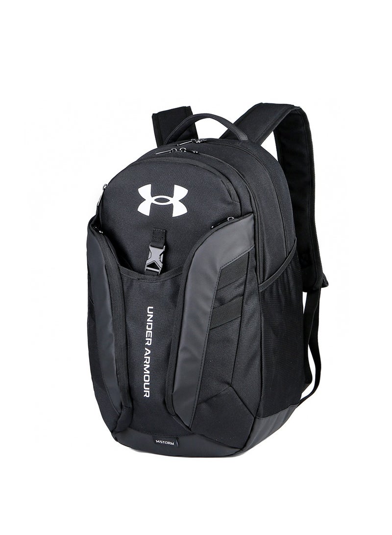 اندر ارمر 【موسم المدرسة】 حقيبة ظهر مدرسية ذات سعة كبيرة بسحاب ومطبوعة، حقيبة ظهر كلاسيكية للطلاب، حقيبة ظهر للكمبيوتر المحمول، حقيبة ظهر ملونة - Image 2