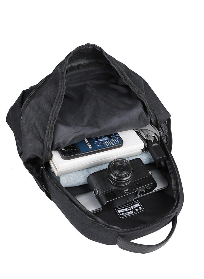 اندر ارمر 【موسم المدرسة】 حقيبة ظهر مدرسية ذات سعة كبيرة بسحاب ومطبوعة، حقيبة ظهر كلاسيكية للطلاب، حقيبة ظهر للكمبيوتر المحمول، حقيبة ظهر ملونة - Image 3