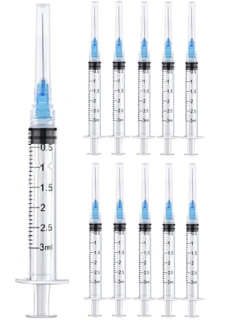 Generic Pack Of 10 Medical Disposable Syringe 3ML With Needle  - Image 1
