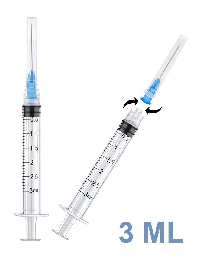 Generic Pack Of 10 Medical Disposable Syringe 3ML With Needle  - Image 2