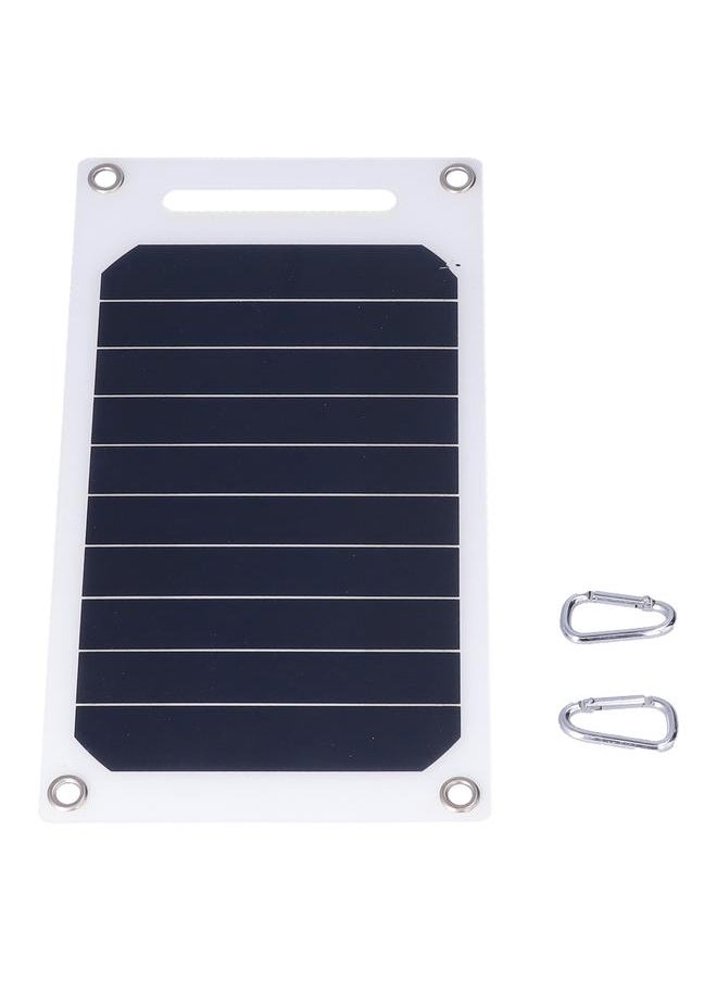 Thoraya - 10W 5V Solar Panel Charger with Buckles Semi Flexible Portable Monocrystalline Solar Charging Tool - Image 1