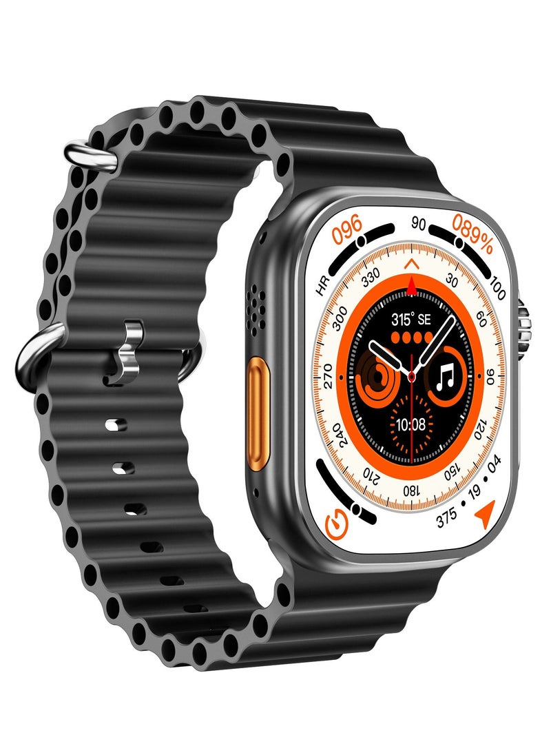 AROAQ - Smart Watch C9 Ultra Health Fitness Tracker Sport Watch 49MM- Black - Image 1