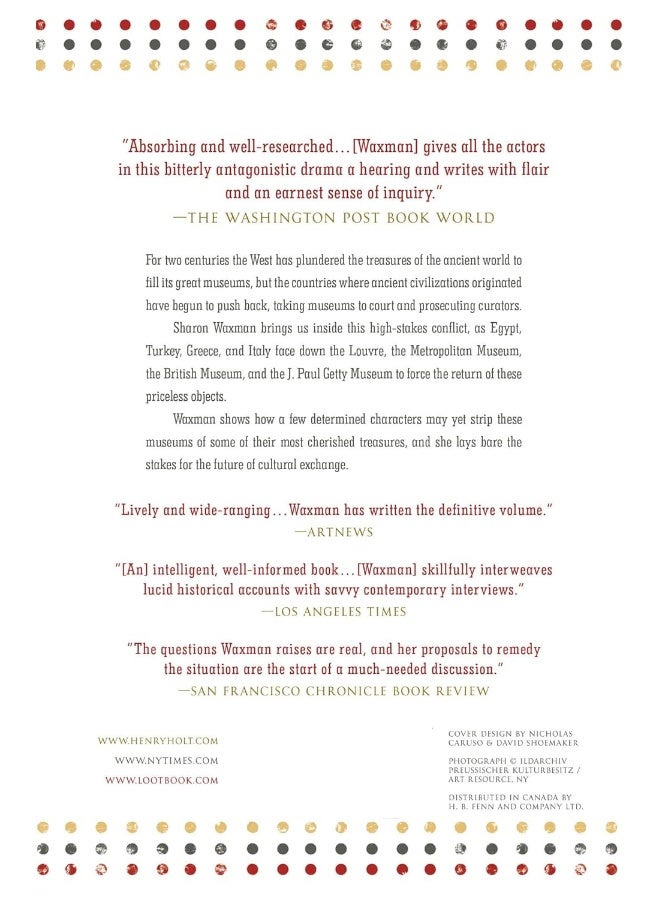 Loot: The Battle Over the Stolen Treasures of the Ancient World - Image 2