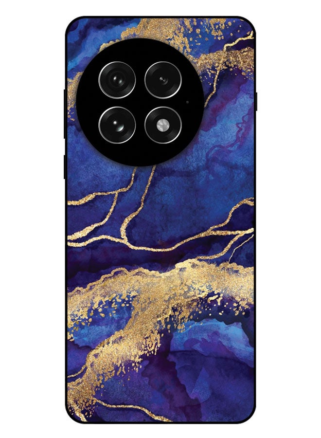 EYE CATCH Printed Protective Case Cover For OnePlus 13 -  Blue & Golden Texture - Image 1