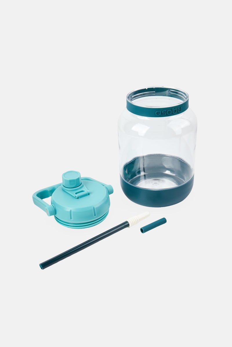 asobu Jumbo Gallon Water Jug With Silicone Straw 3780 ml, Multicolor - Image 3