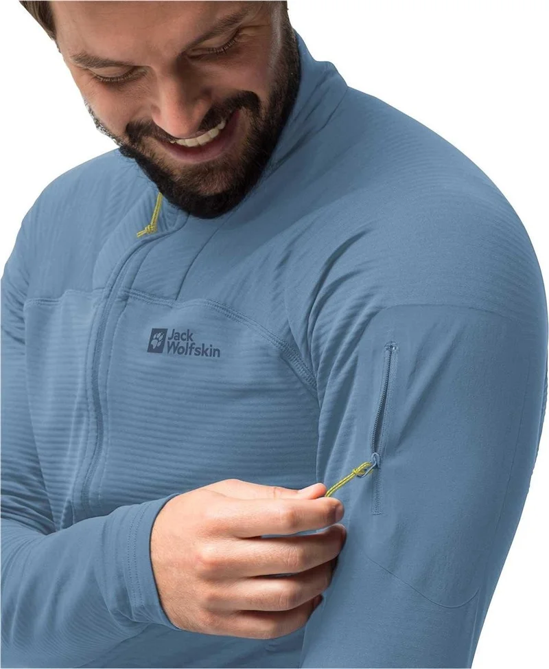 Jack Wolfskin Prelight Fz M Blue Men's Fleece Jacket