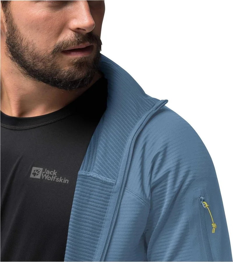 Jack Wolfskin Prelight Fz M Blue Men's Fleece Jacket