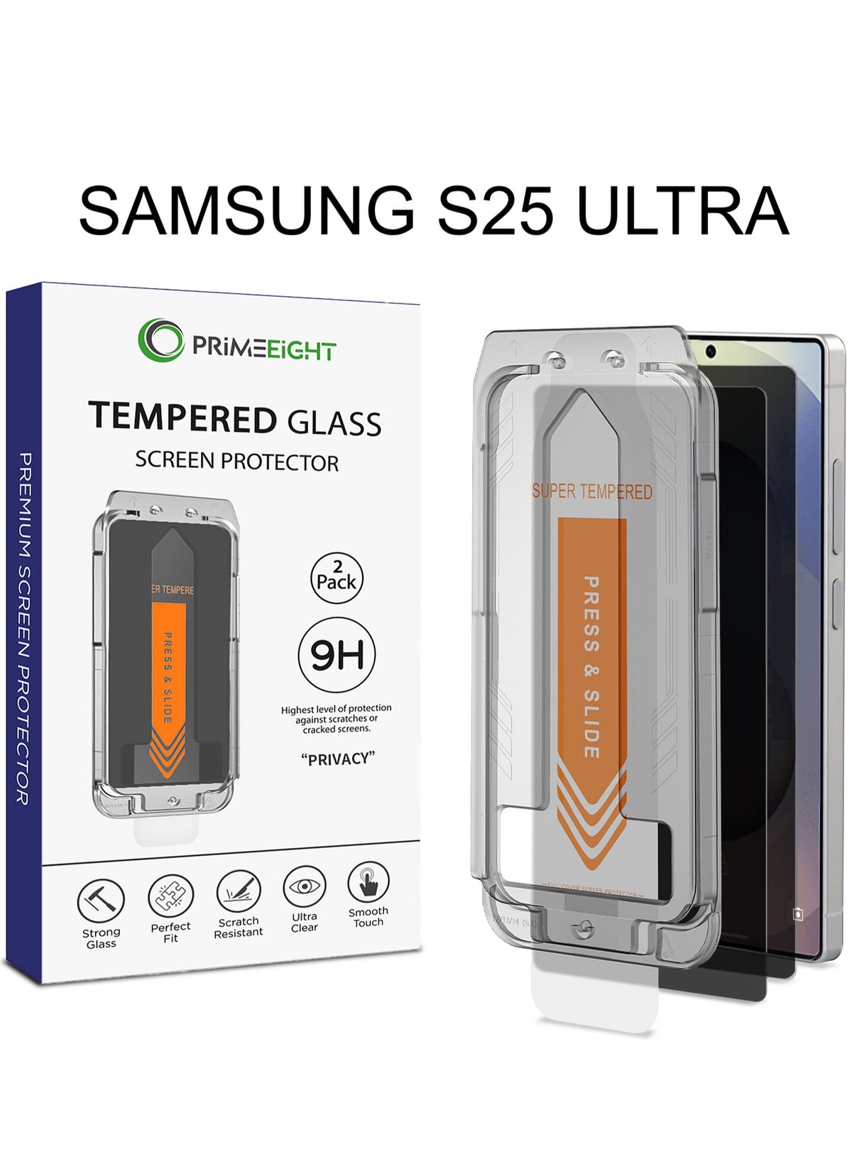 PRIMEEIGHT PRIMEEIGHT Samsung Galaxy S25 Ultra Privacy Screen Protector 6.9 inch Z221289E87E0C55B5C654Z