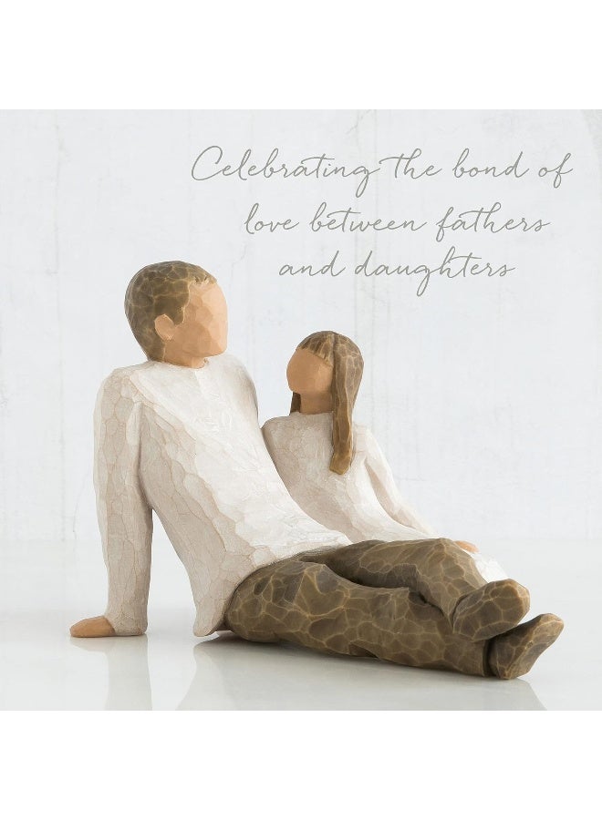 Willow Tree Father and Daughter Celebrating Loving Bond Between Fathers and Daughters Grandfathers and Granddaughters Works Well in Family Groupings Sculpted HandPainted Figure - Image 2