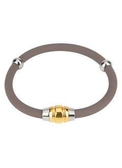 Golden Ring - Brown Silicone for Men 20.5CM