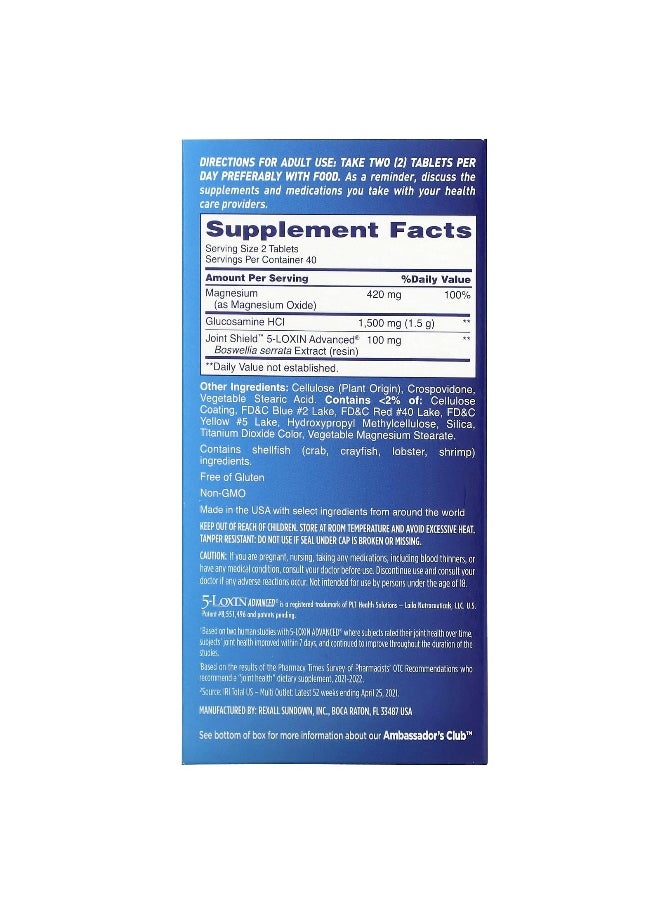 Osteo Bi-Flex Osteo Bi-Flex, Joint Health, Triple Strength + Magnesium, 80 Coated Tablets  - Image 2