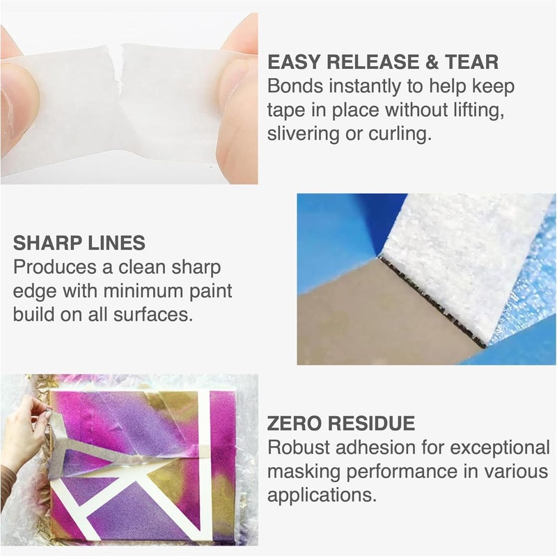 KLAPiT Industrials Masking Tape - 2 Inch x 46m - Image 3