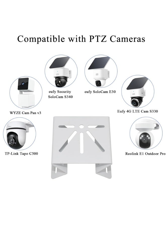 Metal Mounting Corner Bracket for Security Camera, Metal Corner Mount Compatible with Eufy SoloCam S340/S330/E30 Surveillance Camera System for Outdoor and Indoor, CCTV Camera System Adapter - Image 3
