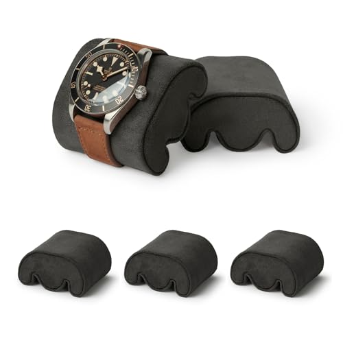 TAWBURY Fraser Watch Case Pillows - Pack of 3 Small Replacement Pillows for our Fraser Black Leather Watch Cases | 'M' Shaped Pillows Designed to fit 14.5cm - 17cm Wrists - Image 1
