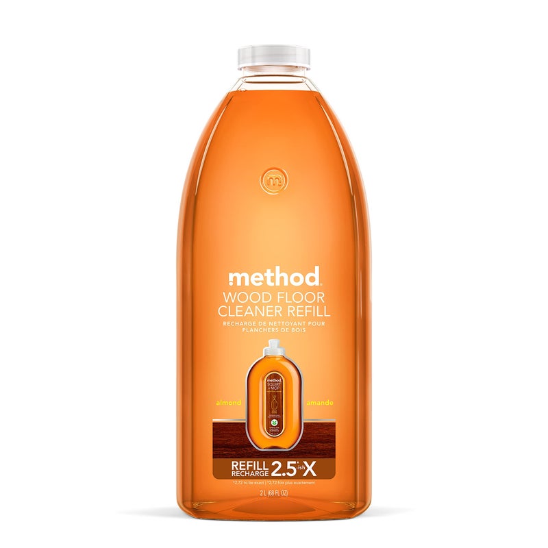 Method Squirt  Mop Hardwood Floor Cleaner Refill Almond 68 Ounce - Image 3