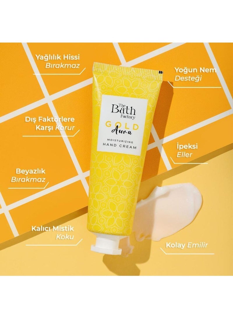 The Bath Factory Gold Aura Intensive Moisturizing Hand Cream, 30 ml – Deep Hydration for Soft Hands - Image 4