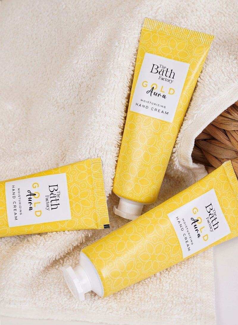 The Bath Factory Gold Aura Intensive Moisturizing Hand Cream, 30 ml – Deep Hydration for Soft Hands - Image 3