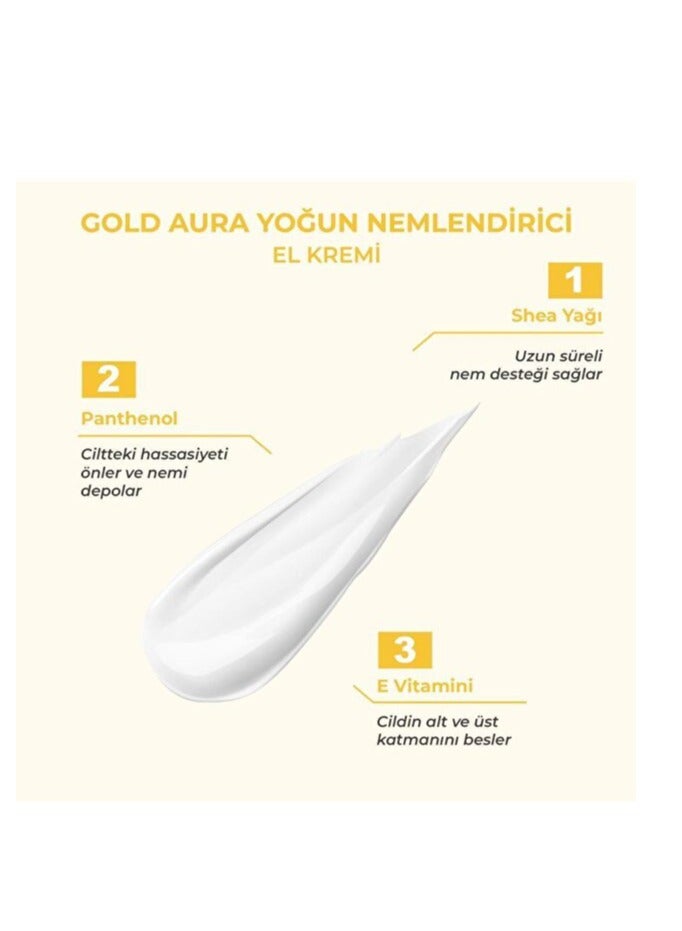 The Bath Factory Gold Aura Intensive Moisturizing Hand Cream, 30 ml – Deep Hydration for Soft Hands - Image 2