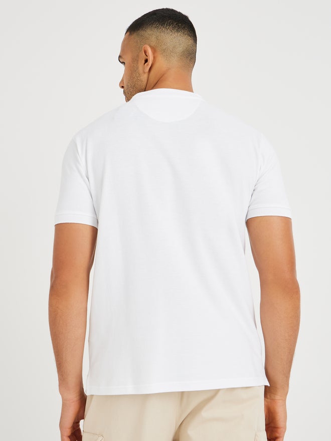 Styli Styli Half Zipped Regular Fit Polo T-Shirt  - Image 4