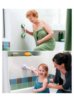 PAVITYAKSH PAVITYAKSH Helping Handle Easy Grip Bathroom/Washroom, Indoor Handrail Helping Handle for Seniors and Spine or Knee Patient with Mount Suction Cup Design Air Tight Wall Lock Accessories  - Image 3