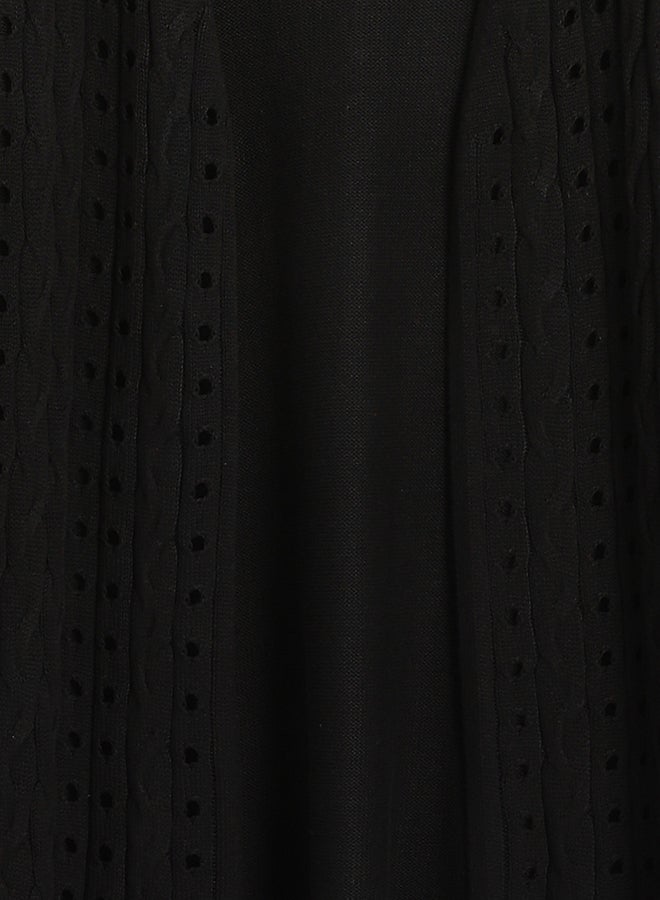 LC WAIKIKI Perforated-Looking Tricot Cardigan - Image 3