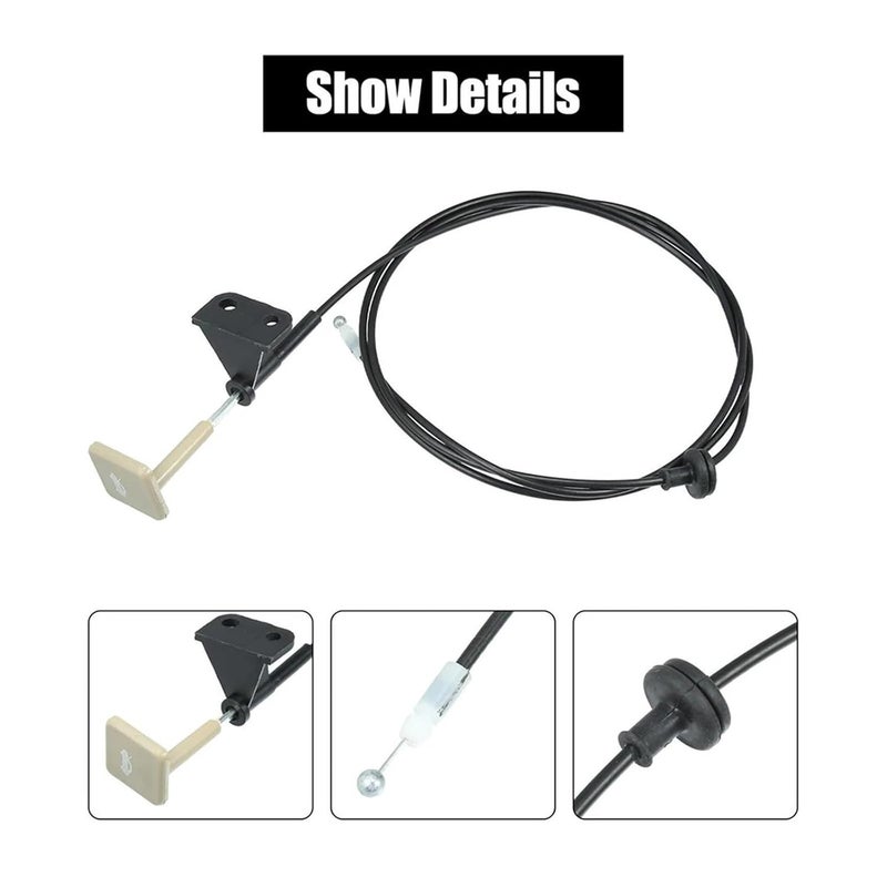 Wivplex Car Bonnet Wire Release Cable for Civic 2006-2011 - Image 3