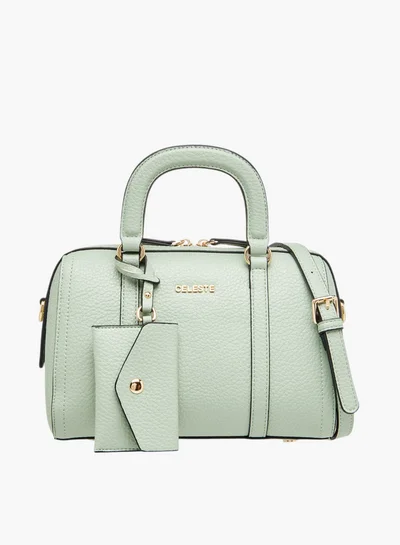 Celeste Textured Tote Bag with Coin Purse