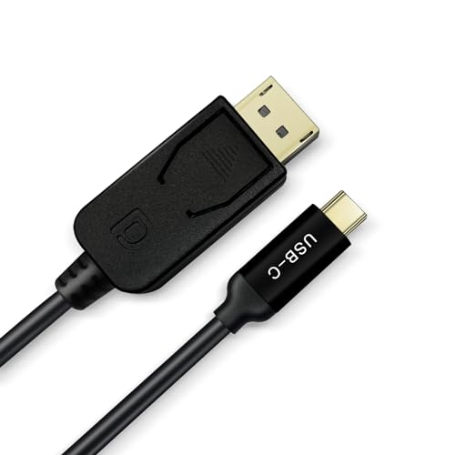 PAKLIMCN USB c to displayport Cable USB-c to displayport Type c to displayport 1.4 USB-c to dp 8K@60Hz Thunderbolt 4 to displayport 4K 144Hz G-Sync Compatible - for iPhone15, iPad Pro (C to DP) - Image 1
