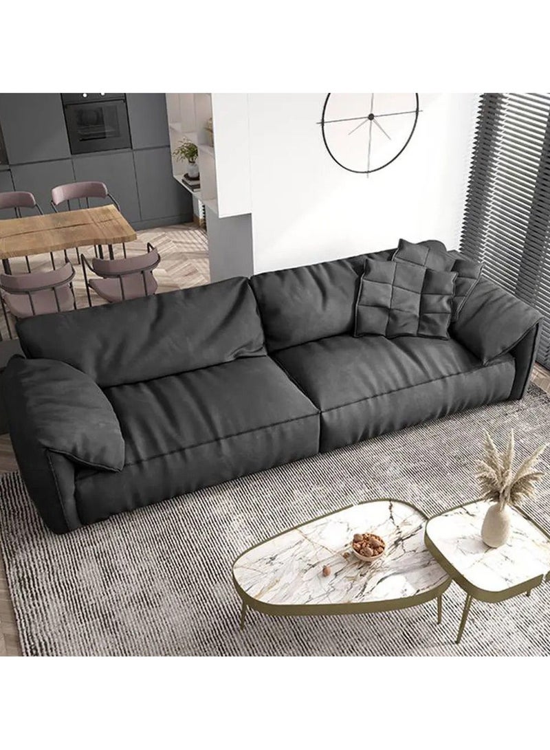 Neo Front Sofa Four Seater Nano Fabric Modern Sectional Sofa Couch,
4-Seater Modern Linen Fabric Sofa, Ideal for Living Room, Office, or Bedroom
300*105*75 cm 9933-sofa