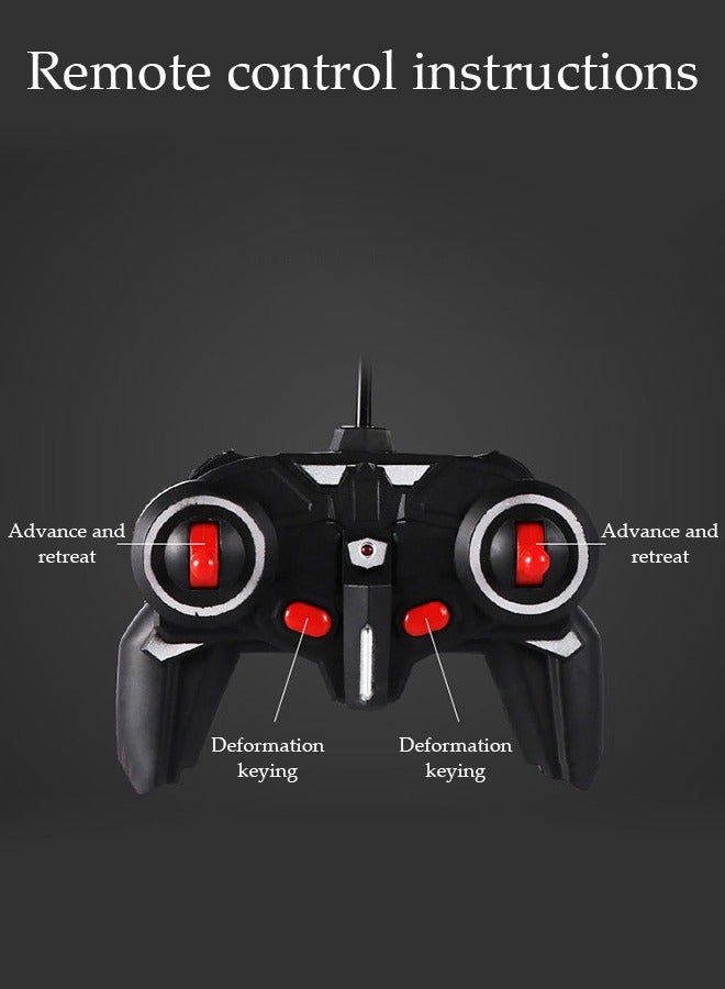 DUNISO 2-in-1 remote control car and conversion robot model kit wireless remote control toy car simulation driving car children's and adult toy car gifts - Image 5