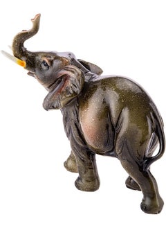 AKDC AKDC Polyresin Elephant L(22CM) XW(9CM) XH(21CM) Brown  - Image 3