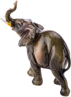 AKDC AKDC Polyresin Elephant L(22CM) XW(9CM) XH(21CM) Brown  - Image 5