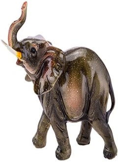 AKDC AKDC Polyresin Elephant L(22CM) XW(9CM) XH(21CM) Brown  - Image 4