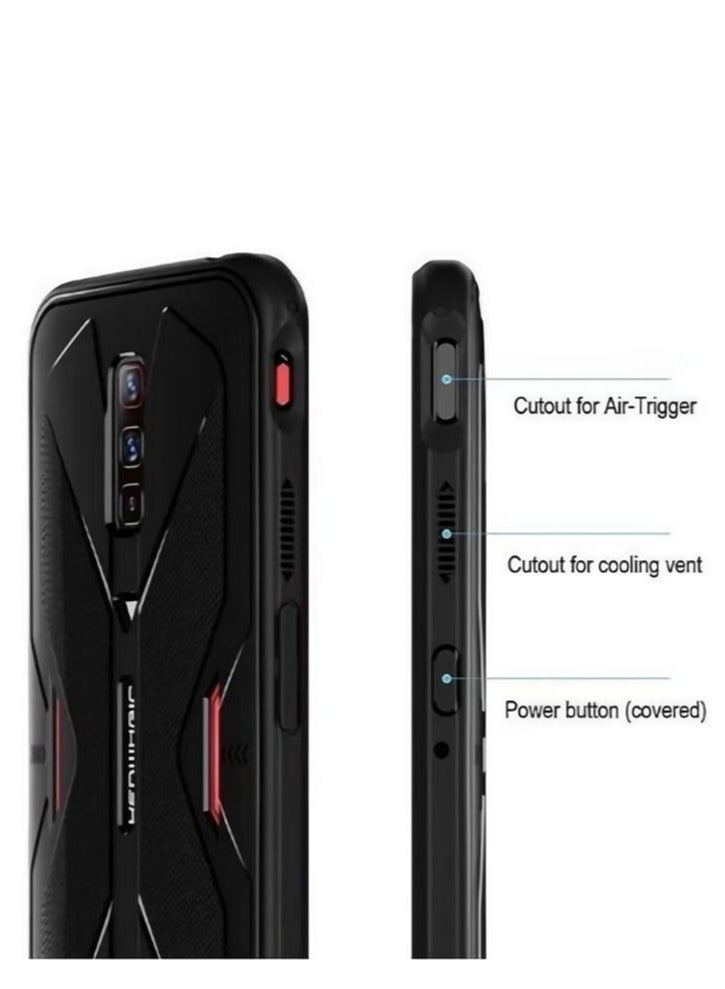 Foluu Case for Nubia Red Magic 6/6 Pro Anti-Scratches Shockproof, Protective Cases Compatible with ZTE Nubia Red Magic 6/6 Pro, for Red Magic 6/6 Pro Back Cover, for Nubia Red Magic 6/6 Pro Mobile Case - Image 2
