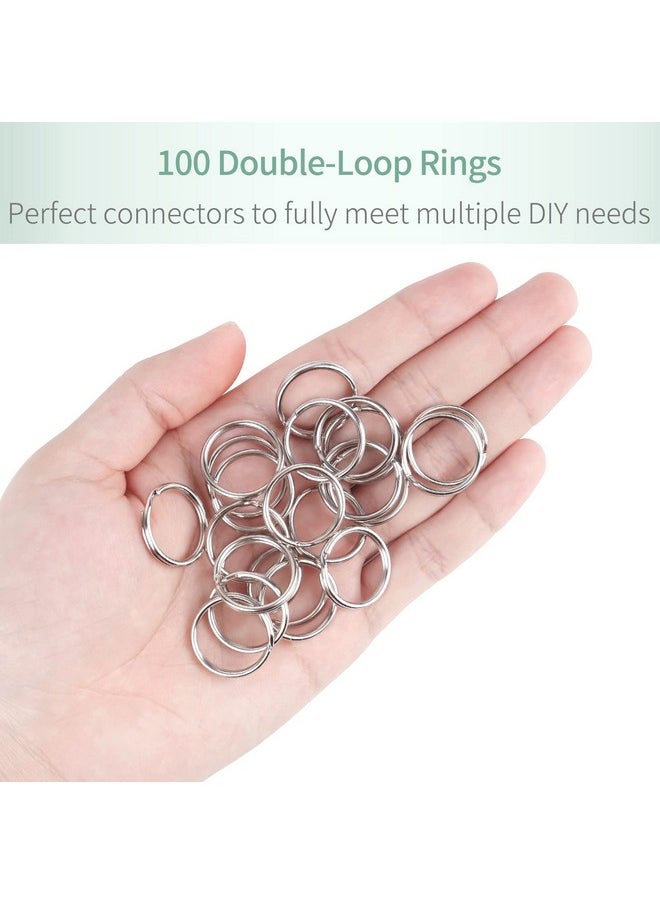 Pawfly 100 Pack 4/5 Inch Mini Split Jump Ring With Double Loops Small Metal Rings Connectors For Jewelry Necklaces Bracelets Earrings Crafts Ornaments And Diy Arts  - Image 3