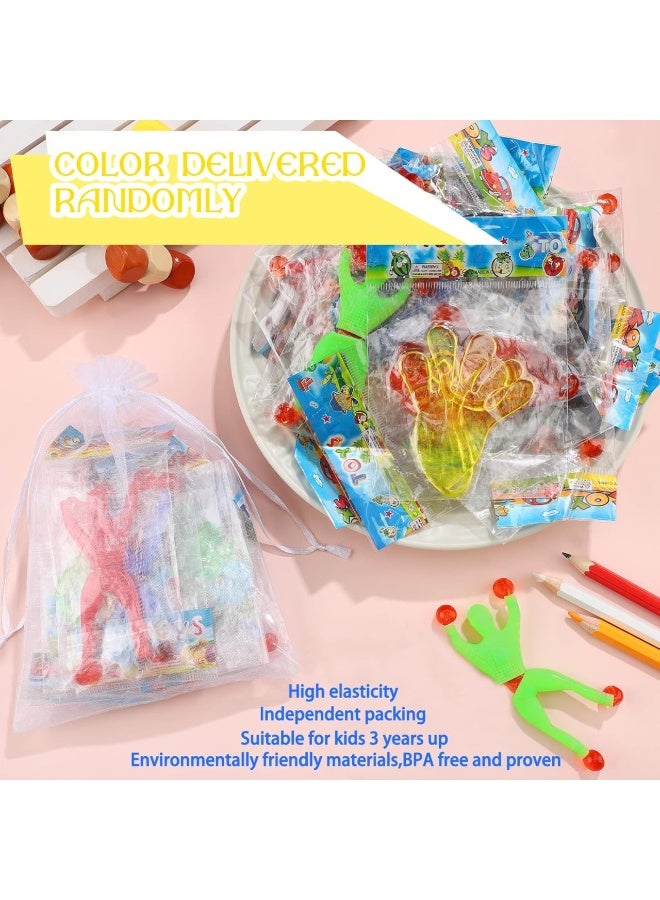 ARGT 40 Pcs Sticky Hands Climbing Man Party Favors Set Treasure Box Toys for Classroom Stretchy Sticky Man Wall Crawler Rolling Men ,Goodie Bag Stuffers Tricky Toys Stick Slap Hand Supplies Prize - Image 4