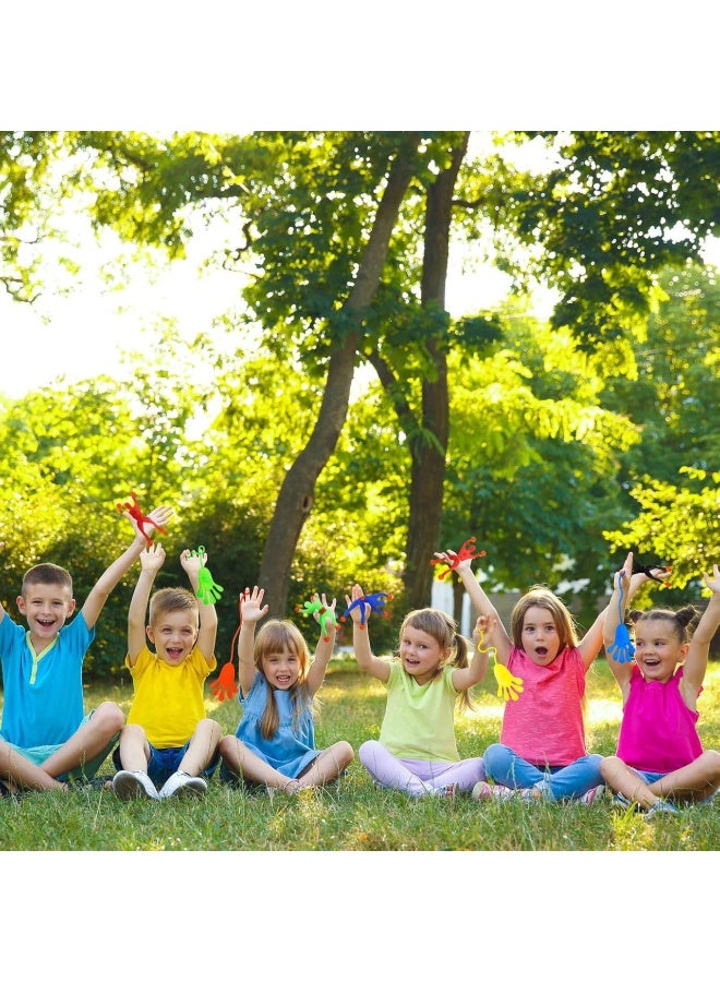 ARGT 40 Pcs Sticky Hands Climbing Man Party Favors Set Treasure Box Toys for Classroom Stretchy Sticky Man Wall Crawler Rolling Men ,Goodie Bag Stuffers Tricky Toys Stick Slap Hand Supplies Prize - Image 3