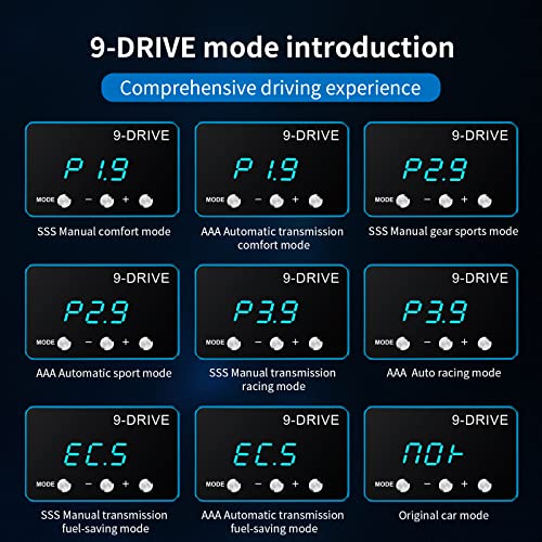 HPEVA Throttle Response Controller,9 Drive Throttle Controller,Intelligent Electronic Racing Accelerator for Ford Range Rover Mazda Jaguar - Image 2