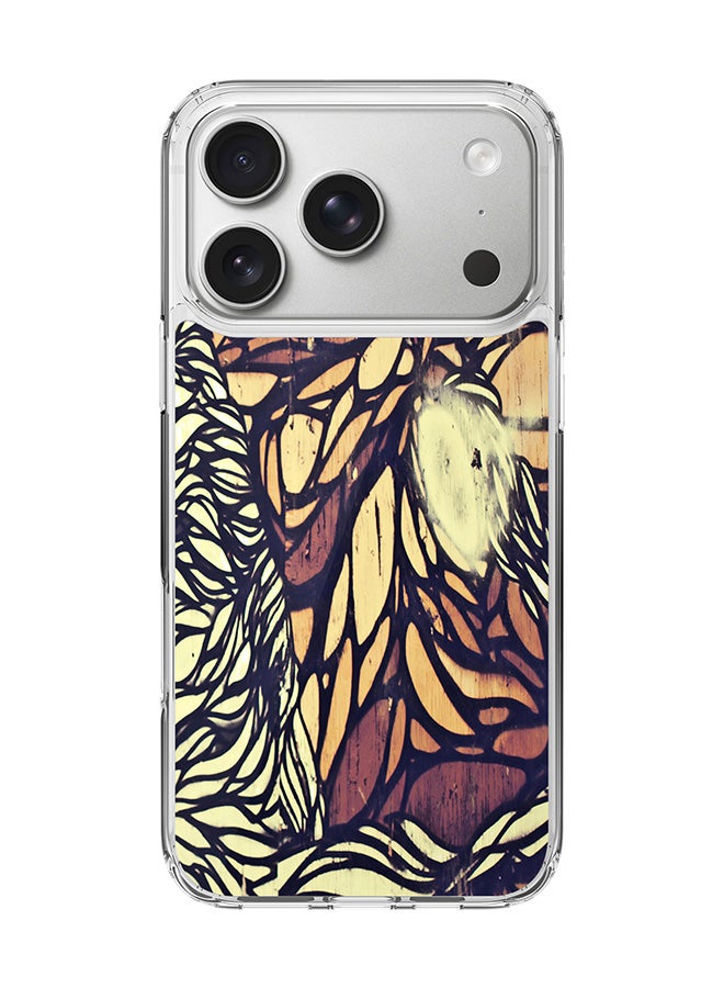 Stylizedd Classic Clear MagSafe Case for iPhone 17 Pro , Hybrid Soft Case Flexible Edges Anti Drop TPU PC Gel Thin Transparent Cover [ Designed for iPhone 17 Pro ] - Wise Graffitti Full Print