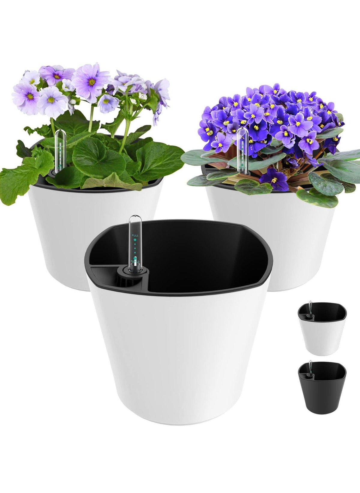 Generic Self Watering Planter, 7 inch Self Watering Planters for Indoor ...