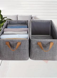 3pcs Foldable Fabric Clothes Organizer and Storage Box with Convenient Carry Side Handles - pzsku/Z221459F48DA6934C6454Z/45/_/1726303241/34a800bb-1743-4238-b101-bbc68f6bb81b