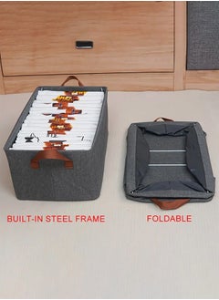 3pcs Foldable Fabric Clothes Organizer and Storage Box with Convenient Carry Side Handles - pzsku/Z221459F48DA6934C6454Z/45/_/1726303312/fc6b7fd1-afdf-49e4-a44c-f169368ca45a